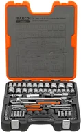Zestawy narzędziowe - BAHCO Zestaw kluczy nasadowych S800 77 czesci 1/4"-1/2" - miniaturka - grafika 1