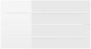 VidaXL Lumarko 2-cz. zestaw mebli łazienkowych, biały, wysoki połysk płyta 804851 VidaXL - Meble łazienkowe - miniaturka - grafika 10