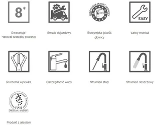 Laveo Nalda bateria kuchenna stojąca z wyciąganą wylewką chrom BAY069D BAY069D - Baterie kuchenne - miniaturka - grafika 3