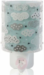 Dalber Niebieska lampka nocna LED Clouds do gniazdka - Lampy ścienne - miniaturka - grafika 3