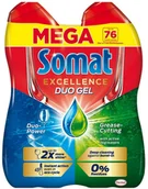 Środki do zmywarek - Somat żel Excellence Gel Anti Grease Cutting 2 x 684ml - miniaturka - grafika 1