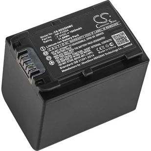 Cameron Sino Sony FDR-AX33 NP-FV50A 1600mAh 11.68Wh Li-Ion 7.3V - Akumulatory do aparatów dedykowane - miniaturka - grafika 2