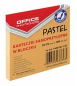 Etykiety samoprzylepne i bloki etykiet - Office products Karteczki samop. 76x76 past. Poma. - miniaturka - grafika 1