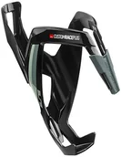 Akcesoria rowerowe - ELITE Koszyk na bidon Custom Race Plus czarno-zielony - miniaturka - grafika 1