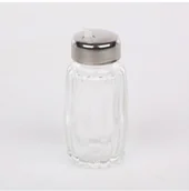 Pojemniki na przyprawy - POJEMNIK SZKLANY NA PRZYPRAWY PŁYNNE INOX 50ML - miniaturka - grafika 1