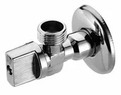 Zawory i kraniki - KFA Zawór kulowy kątowy z motylkiem 1/2X3/4" - miniaturka - grafika 1