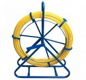 Pozostałe akcesoria sieciowe - Telcoline Pilot do wciągania kabli włókno szklane FRP 6mm 150m żółty - miniaturka - grafika 1