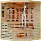Sauny - Home&Garden Sauna infrared narożna EA3CR Natural z koloroterapią 913488 - miniaturka - grafika 1