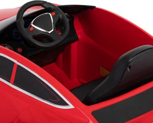 GABBIANO Fotel fryzjerski dziecięcy samochodzik bm czerwony P138159 - Fotele fryzjerskie - miniaturka - grafika 4