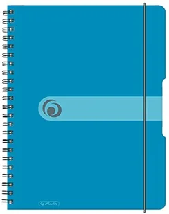 Herlitz Brulion na spirali A4/80K kratka PP nieb. tr(2szt) - Szkolne artykuły papiernicze - miniaturka - grafika 2