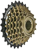 Akcesoria rowerowe - SHIMANO Wolnobieg 7-rz. MF-TZ50 14-28 zęb. brązowy (AMFTZ5007428) - miniaturka - grafika 1