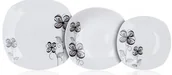 Talerze - Banquet zestaw talerzy FLOREA 18 sztuk - miniaturka - grafika 1