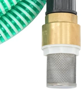 vidaXL Wąż ssący z mosiężnymi złączkami 10 m 25 mm zielony 151046 - Węże ogrodowe i zraszacze - miniaturka - grafika 6