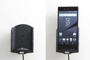 Brodit AB Uchwyt do Sony Xperia Z5 Premium z wbudowaną ładowarką samochodową do profesjonalnego montażu 513846 - Uchwyty samochodowe do telefonów - miniaturka - grafika 5