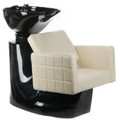 Myjki fryzjerskie - Barbiero Myjnia fryzjerska Ernesto kremowa BM-32969 BSBM-32969/150 - miniaturka - grafika 1