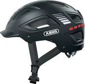 Kaski rowerowe - Abus Hyban 2.0 LED Helmet, czarny XL | 58-63cm 2022 Kaski miejskie i trekkingowe 61460 - miniaturka - grafika 1