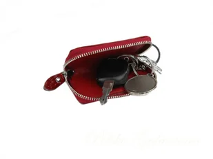 HAROLD'S Etui na klucze HAROLD`S Skóra Naturalna Lakierowana - Etui na klucze - miniaturka - grafika 3