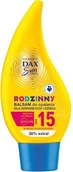 Balsamy i kremy do opalania - DAX Cosmetics OP. Sun Balsam do opalania SPF 15 rodzinny 250ml - miniaturka - grafika 1
