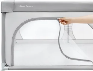 Moby System Duży kojec 200 cm x 160 cm - plac zabaw dla dziecka, suchy basen KOJEC SZARY 1.6 - Maty piankowe - miniaturka - grafika 2