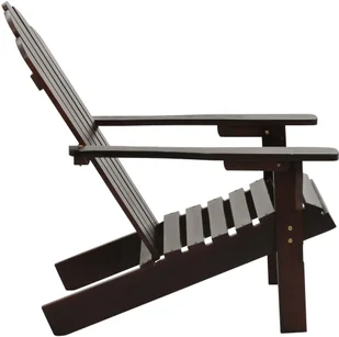 vidaXL Fotel ogrodowy, drewniany, brązowy - Fotele i krzesła ogrodowe - miniaturka - grafika 3