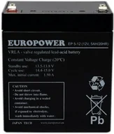 Baterie do zasilaczy awaryjnych UPS - Europower Ep 5-12 12V 5AH Agm - miniaturka - grafika 1