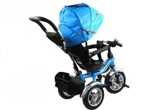 LeanToys PRO700 Niebieski - Rowerki trójkołowe - miniaturka - grafika 5