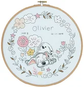 Maty do nauki czystości - Vervaco vervaco zestaw do haftowania Disney mały Szary, Różowy, zaehlmu ster zaehlmu ster opakowanie, bawełna, wielokolorowa, 24 x 24 x 0,3 cm PN-0169714 - miniaturka - grafika 1