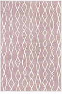 Dywany - andiamo andiamo Dywan tkany Bolonia wzór nowoczesny Öko-Tex 100 dywan, polipropylen, ornament różowy, 120 x 170 cm - miniaturka - grafika 1