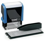 Pieczątki - Trodat pieczęć 4911typo Printy, do samodzielnego wydajniejsza/niebieski 3 liniowy 9008056431442 - miniaturka - grafika 1
