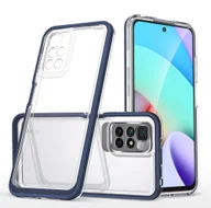 Etui i futerały do telefonów - Hurtel Clear 3in1 etui do Xiaomi Redmi 10 żelowy pokrowiec z ramką niebieski - miniaturka - grafika 1