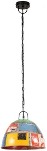 VidaXL Industrialna lampa wisząca, 25 W, kolorowa, okrągła, 31 cm, E27 320550  VidaXL - Lampy pozostałe - miniaturka - grafika 3