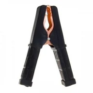 Podzespoły elektroniczne - Libox Krokodylek duży czarny izolowany150A LB0078B LIBOX - miniaturka - grafika 1