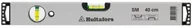 Poziomice, łaty, miary - Hultafors Hultafors 405841 Poziomica aluminiowa SM 40 400 mm 405841 - miniaturka - grafika 1