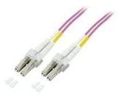 Kable miedziane - Mcab mcab 7003407 LC/LC 50/125 7,5 m OM4 LSZH LWL Duplex Jumper Cable Fioletowy 4260134935142 - miniaturka - grafika 1