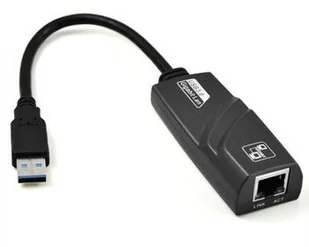 Akyga adapter z kablem AK-AD-31 karta sieciowa USB A (m) / RJ45 (f) 10/100/1000 ver. 3.0 15cm - Adaptery i przejściówki - miniaturka - grafika 3