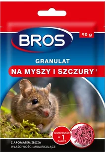 Bros granulat na myszy 90g - Zwalczanie i odstraszanie szkodników - miniaturka - grafika 3