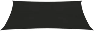 vidaXL Żagiel przeciwsłoneczny, 160 g/m, czarny, 4x5 m, HDPE vidaXL - Parasole ogrodowe - miniaturka - grafika 4
