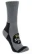 Skarpetki damskie - ButSklep Skarpetki Szare z logo (BS1-b) para - miniaturka - grafika 1