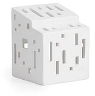 Oświetlenie świąteczne - Kähler Kähler URBANIA Świecznik Tealight - Domek Biały - Functio 691094 - miniaturka - grafika 1