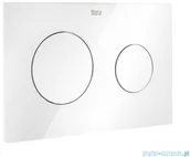 Spłuczki - Roca Duplo One PL10 przycisk spłukujący podwójny biały A890189000 - miniaturka - grafika 1