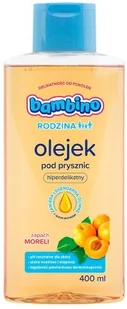 Bambino RODZINA OLEJEK POD PRYSZNIC MORELA 400ML - Kosmetyki kąpielowe dla dzieci - miniaturka - grafika 2