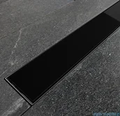 Syfony - PMD Piramida Virgo Black czarny odpływ liniowy 80x6cm OL-80-VBL | - miniaturka - grafika 1