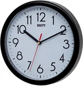 Zegary - UNITY Unity Hastings Zegar ścienny, nowoczesna, 22 cm, cichy, czarna, 22 x 22 x 5 cm UNSW620 - miniaturka - grafika 1