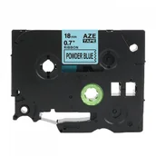 Etykiety do drukarek - Brother strefadrukarek.pl Taśma TZe-RP541 wstążka ozdobna 18mm x 4m pudrowo niebieska czarny nadruk - zamiennik| OSZCZĘDZAJ DO 80% - ZADZWOŃ! 7308 PROMOCJA! TZE-RP541 - miniaturka - grafika 1