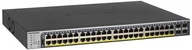 Switche - Netgear GS752TP-200EUS 52-Port Gigabit Smart Managed Pro portowe przełączniki PoE + i 4 SFP ports Czarny GS752TP-200EUS - miniaturka - grafika 1