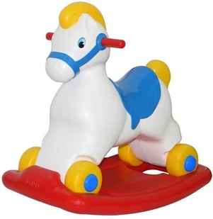 Wader Quality Toys WADER - PONI Konik na biegunach jeździk 53541 - Leżaczki i huśtawki - miniaturka - grafika 4