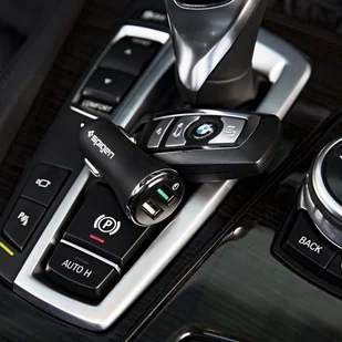 Spigen Ładowarka samochodowa Spigen Quick Charge 3.0 Car Charger F27QC 2x USB, czarna 000CG20643 - Ładowarki samochodowe - miniaturka - grafika 9