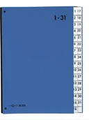 Przekładki do segregatorów - Pagna Przekładka indeksująca Color 32 Fächer 1-31 blau 24329-02 - miniaturka - grafika 1