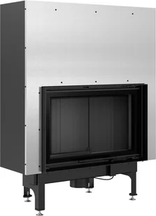 Kratki.pl Marek Bal Kominek powietrzny stalowy NADIA 12 kW 200 Gilotyna Black NADIA/12/G/BLACK - Kominki wolnostojące Kratki.pl Marek Bal Kominek powietrzny stalowy NADIA 12 kW 200 Gilotyna Black NADIA/12/G/BLACK - Kominki wolnostojące - miniaturka - grafika 1