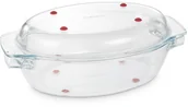 Brytfanny - Tescoma Owalna brytfanna z pokrywą GrandCHEF 35 x 21 cm, szklana - miniaturka - grafika 1
